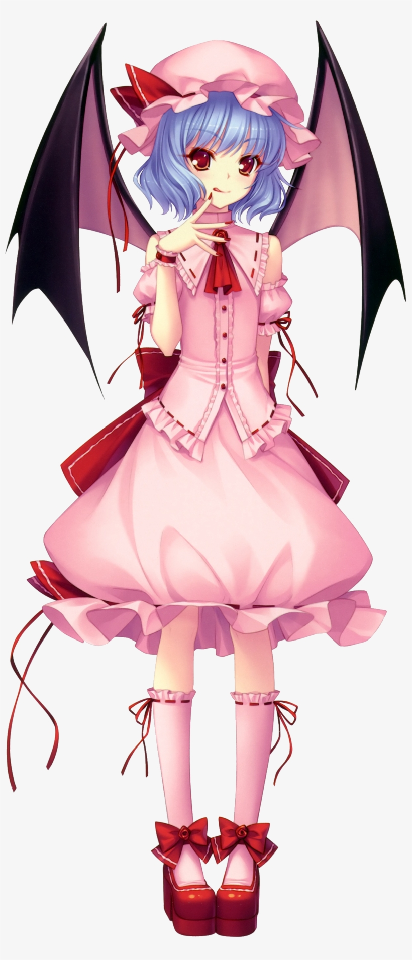 Remilia Scarlet - Remilia And Flandre Scarlet From Touhou, transparent png #1510022