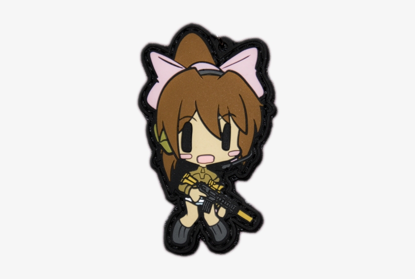 Chibi Sayori Hybrid Pvc Morale Patch/strap - Weapons Grade Waifus, transparent png #1510287