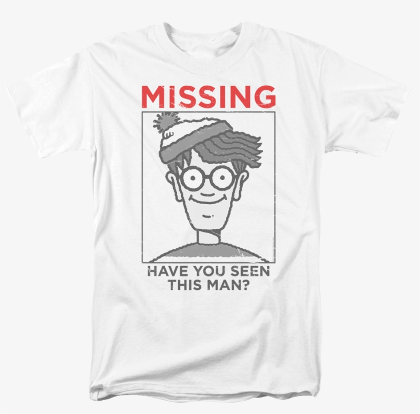 Missing Where's Waldo T-shirt - Shirt The Big Bang Theory, transparent png #1510399