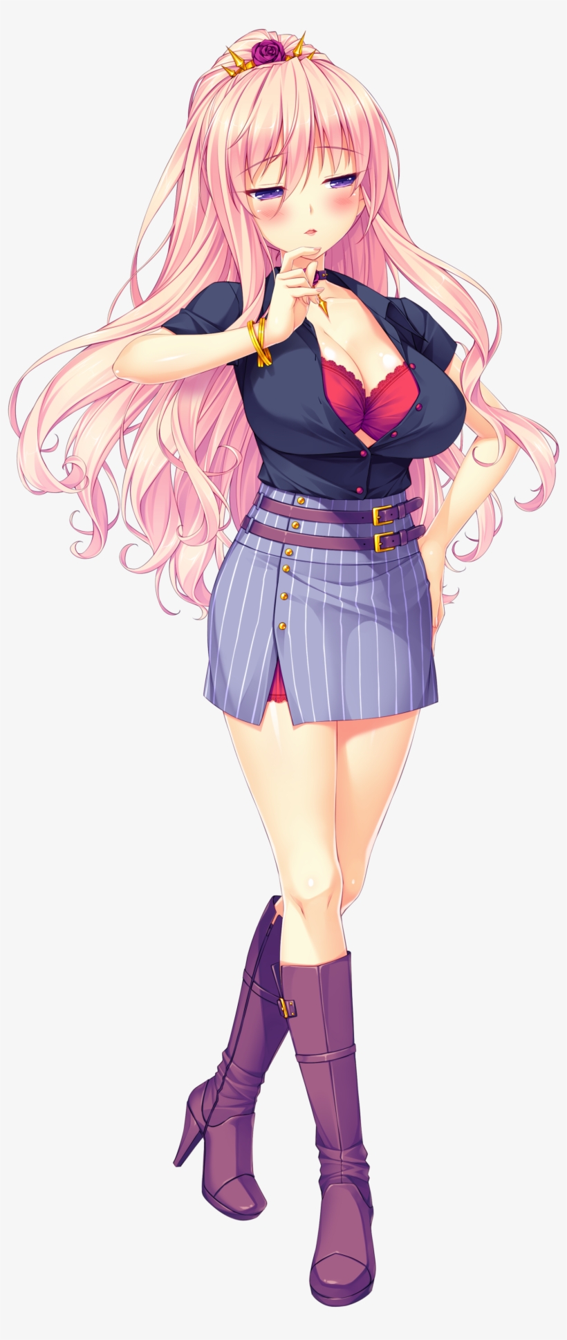 Download Png - Knee-high Boot, transparent png #1510479