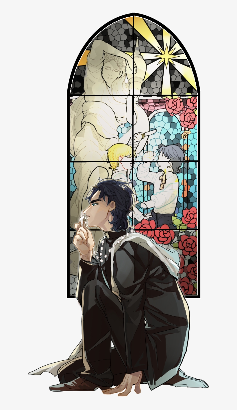 Jonathan Joestar Download Jonathan Joestar Image - Stained Glass, transparent png #1510712