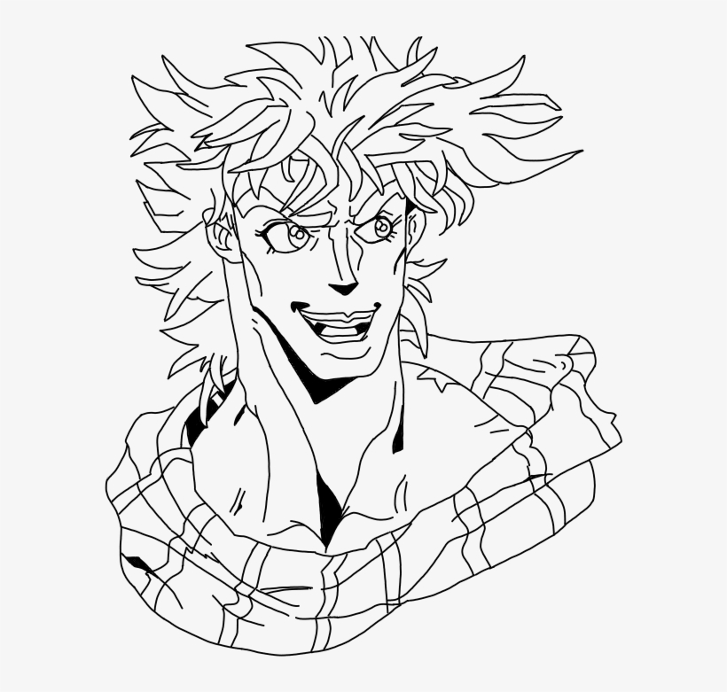 Joseph Joestar - Line Art, transparent png #1510807