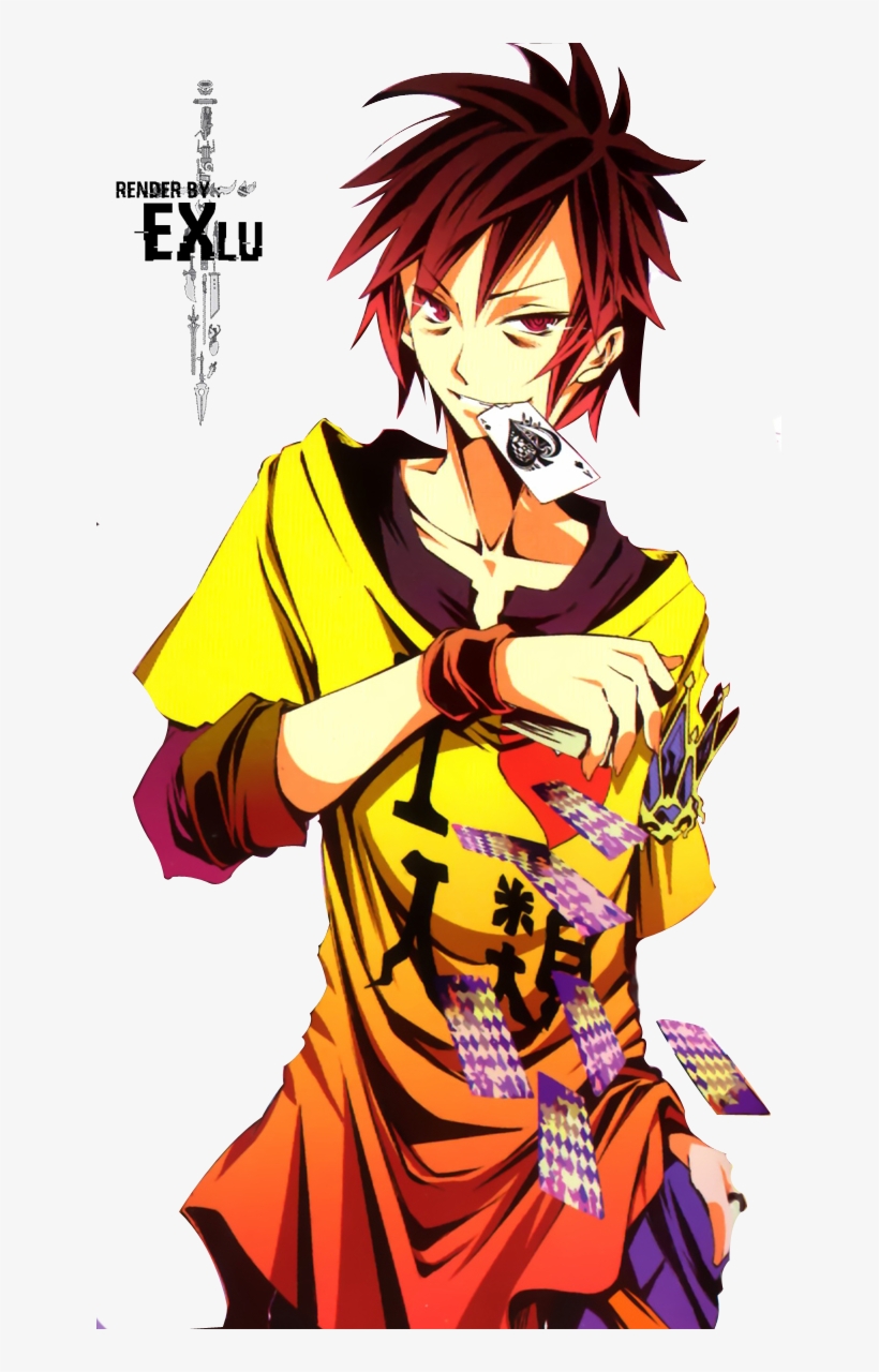 No Game No Life Sora Png Clip Art Black And White - No Game No Life Sora Art, transparent png #1511220