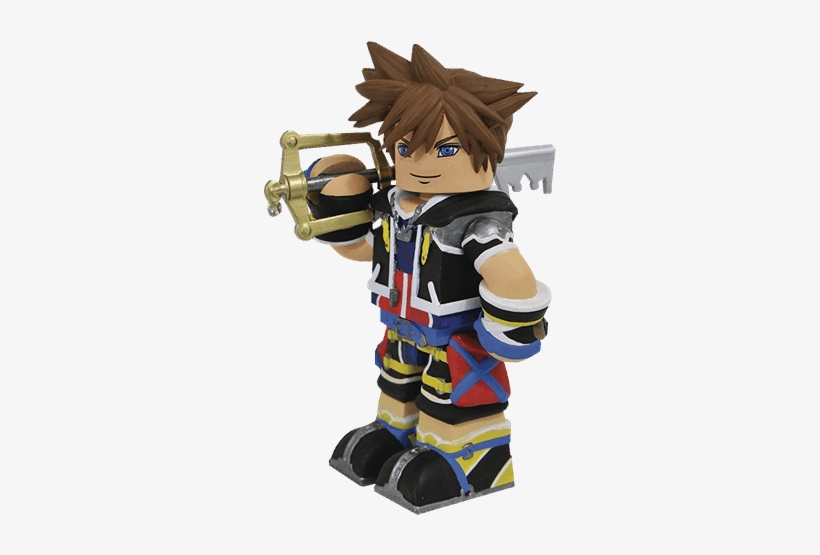 Sora Vinimate 4" Vinyl Figure - Kingdom Hearts Vinimates, transparent png #1511246