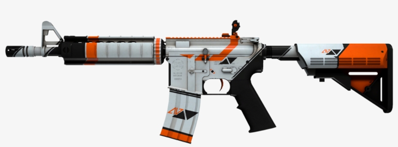 M4a4 - Asiimov - Cs Go M4a4 Asiimov, transparent png #1511621