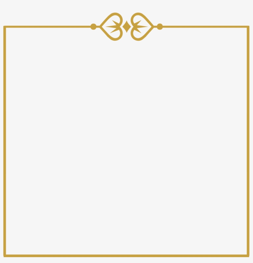 Gold Wedding Frames Png - Parallel, transparent png #1511914