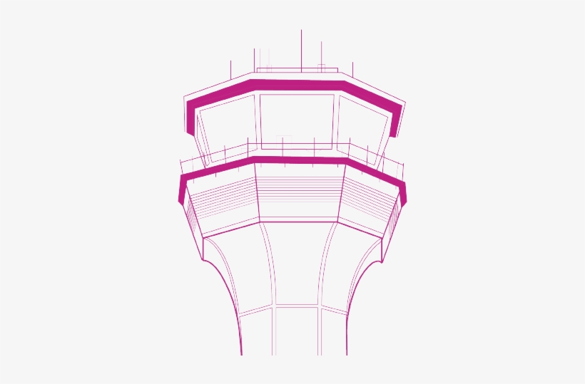 Croydon Airport, With Its Gleaming White Tower Bristling - Control Tower Png, transparent png #1511916
