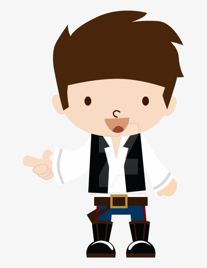Han Solo Clipart - Star Wars Baby Han Solo, transparent png #1511957