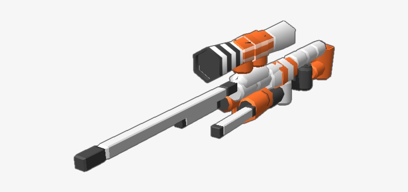 The Asiimov Awp Skin From Cs - Sniper Rifle, transparent png #1512072