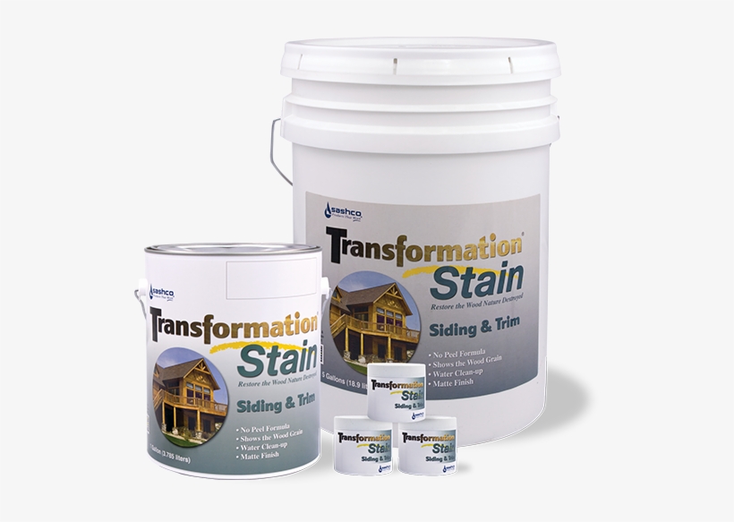 Transform Stain Trim - Sashco Transformation Deck & Fence Gallon, transparent png #1512427