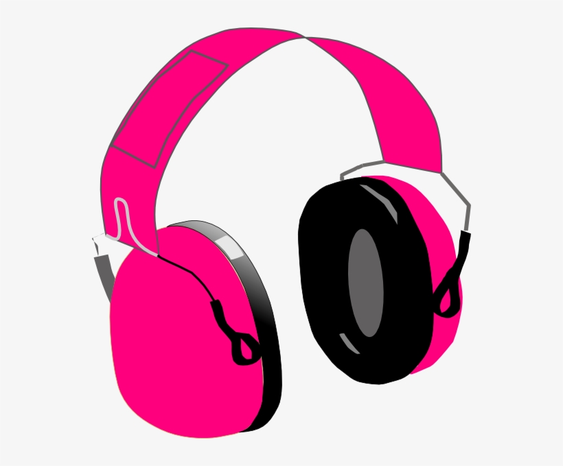Yellow Headphone Icons Png - Pink Headphones Clip Art, transparent png #1512521