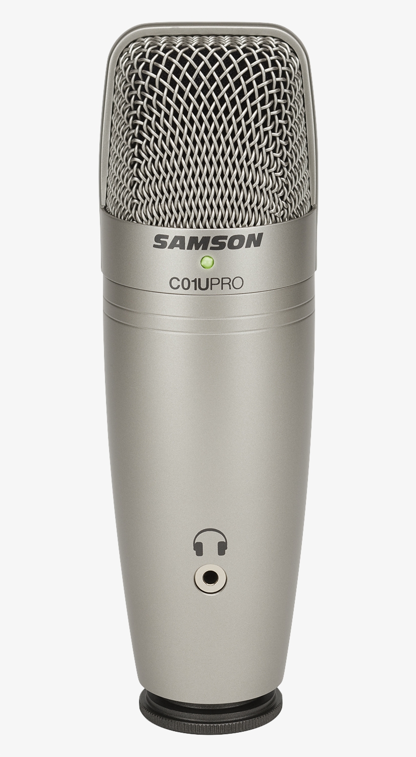 The Samson Co1u Pro Usb Microphone - Samson C01u Pro Usb Studio Condenser Microphone, transparent png #1512594