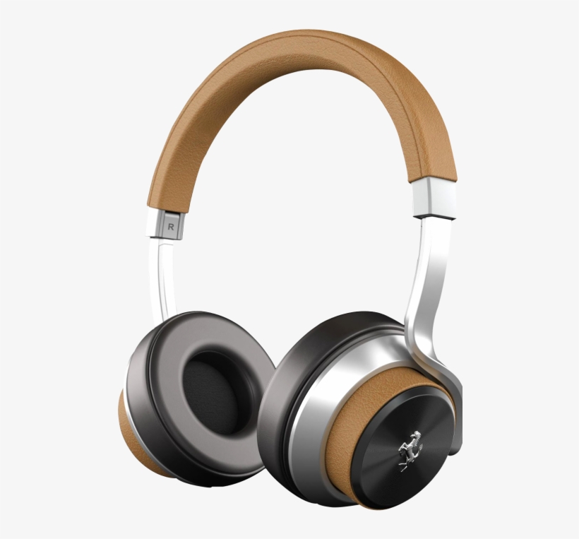 Download Headphone Png Image - Ferrari Cavallino T250 Tan Headphones, transparent png #1512721