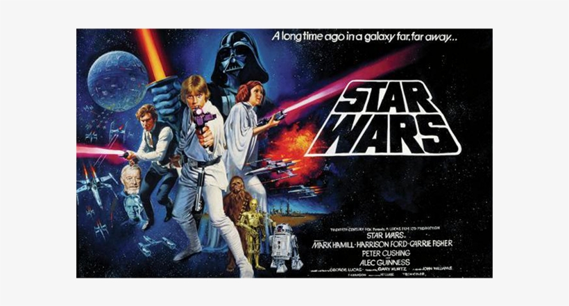 Star Wars Mural - Star Wars Poster, transparent png #1512842