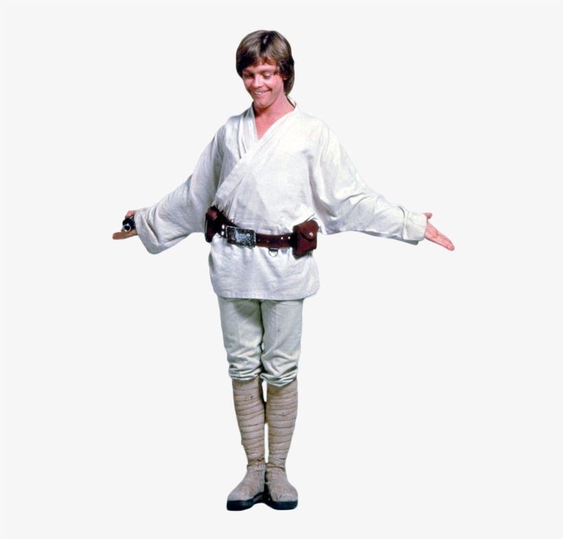 Luke Skywalker Making A Funny Face - Luke Skywalker White Robe, transparent png #1512922