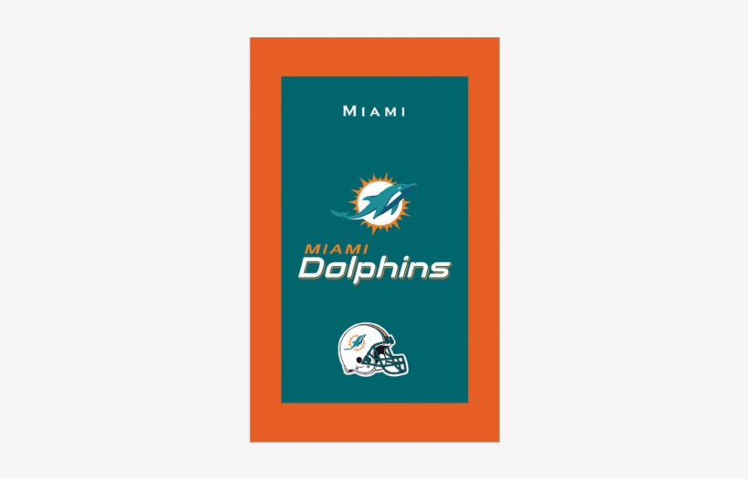 Northwest Company Nfl Miami Dolphins Stacked Silk Touch, transparent png #1513006
