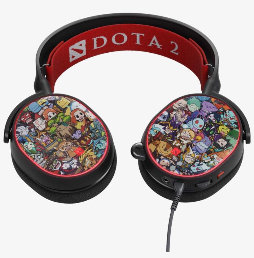 Dota 2 Edition - Headset Arctis 5 Dota 2 Edition, transparent png #1513107