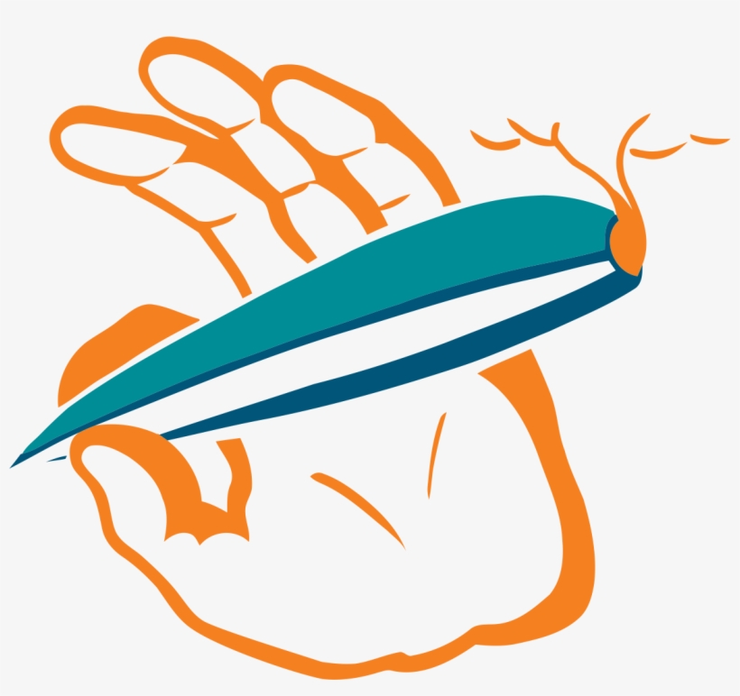 Iron On Stickers - Miami Dolphins Smoking Weed, transparent png #1513246