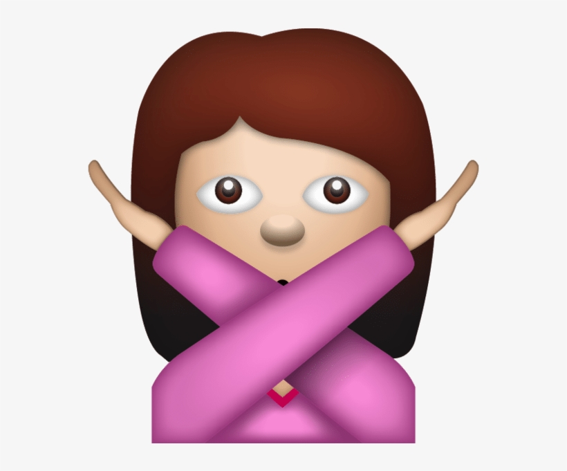 Crossed Arms Emoji Png Svg Black And White Library Girl Emoji