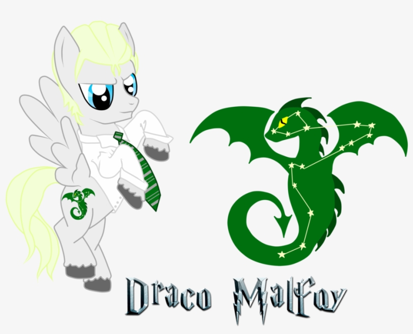 Draco Malfeu Draco Malfoy Pony Harry Potter Rainbow - My Little Pony Harry Potter Malfoy, transparent png #1513454