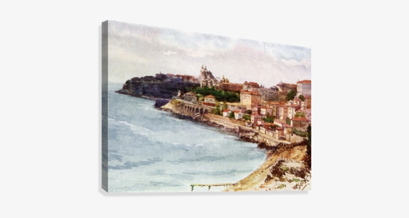 Monte Carlo And Monaco From The East - Monte Carlo And Monaco From The East. Colour Illustration, transparent png #1514000