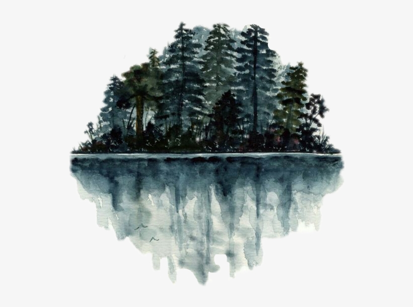 Bosque Arboles Pinosaluci Reflejos Cute Nature Agua - Twenty One Pilots Trees Tattoo, transparent png #1514372