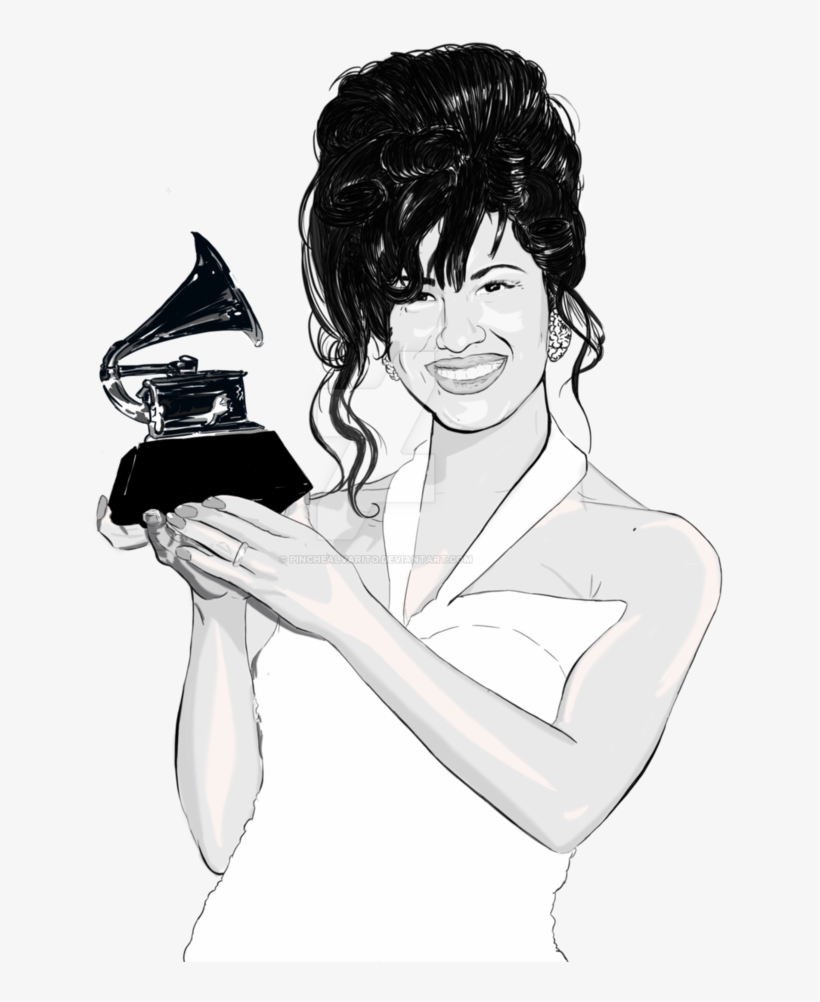 Selena Quintanilla Perez Accepting Her Grammy By Pinchealvarito - Selena  Quintanilla Cartoon Drawing - Free Transparent PNG Download - PNGkey