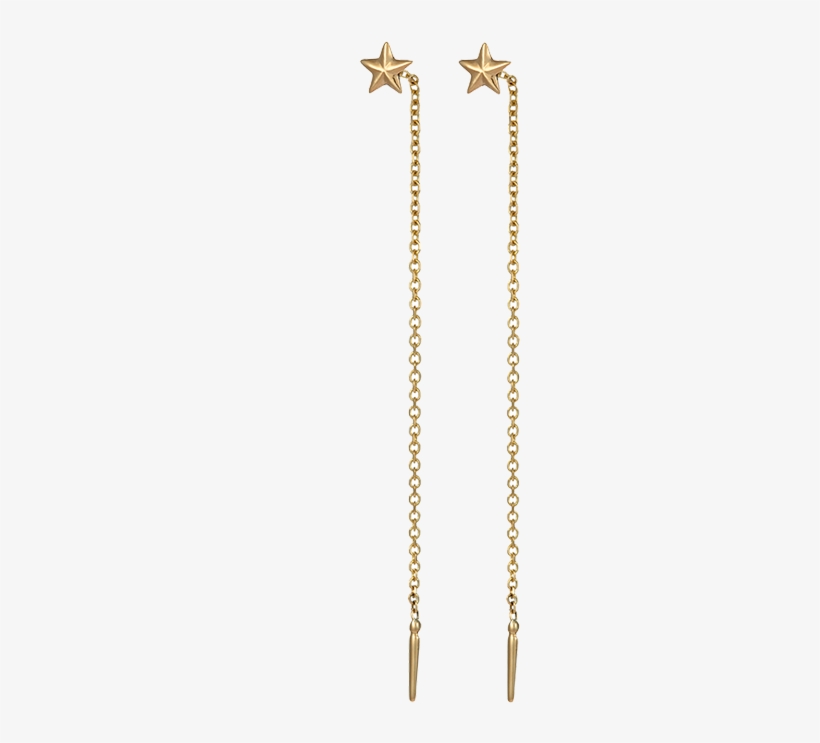 E Thread Earring Star Y85 - Chain, transparent png #1514562