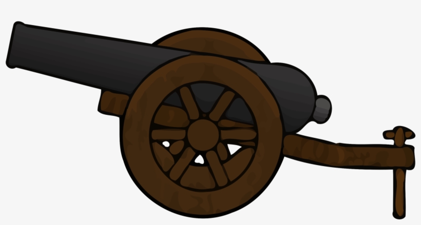 Canon Clipart Gun Pencil - Cannon Clipart, transparent png #1514922