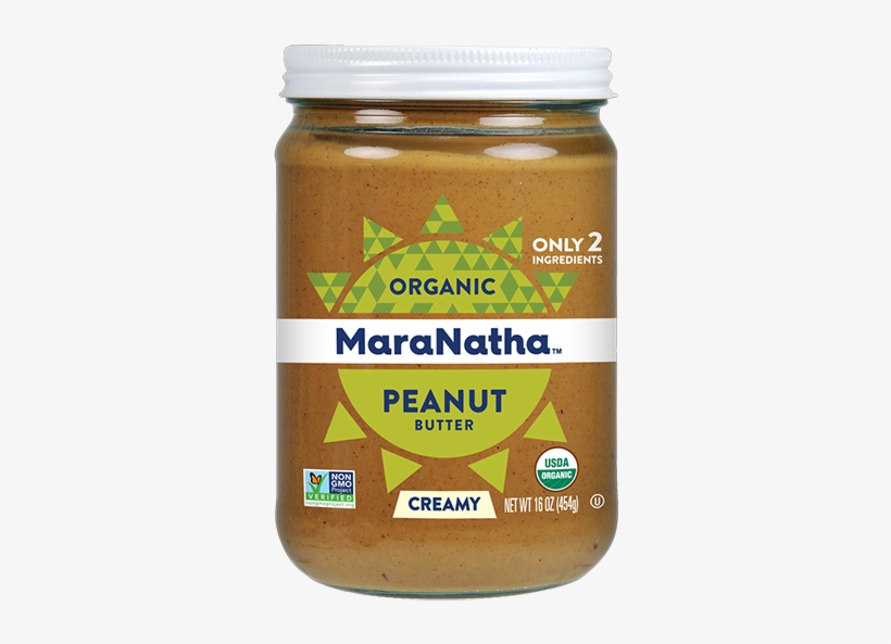 Organic Creamy Peanut Butter - Maranatha Peanut Butter, transparent png #1515124