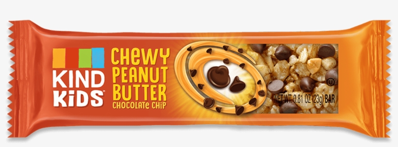 Chewy Peanut Butter Chocolate Chip - Kind Kids Bars, transparent png #1515163