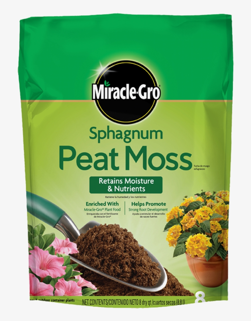 Miracle Gro Sphagnum Peat Moss, transparent png #1515166