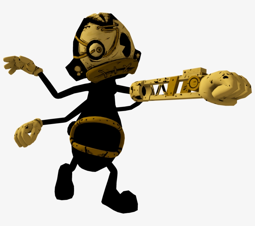 "striker" - Bendy And The Ink Machine Characters, transparent png #1515250