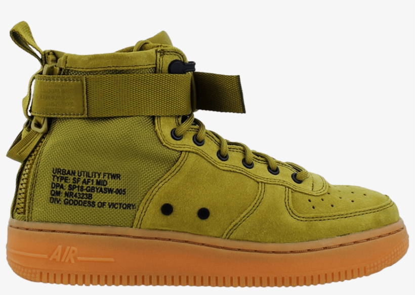 Sf Air Force 1 Gs 'desert Moss' - Boot, transparent png #1515299