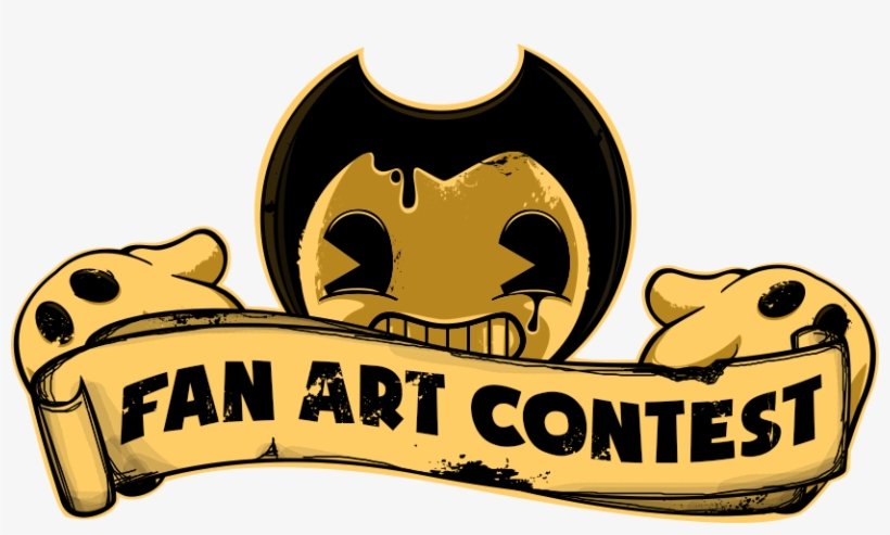 Bendyfanartbanner01 - Bendy And The Ink Machine Fan Art Contest, transparent png #1515360