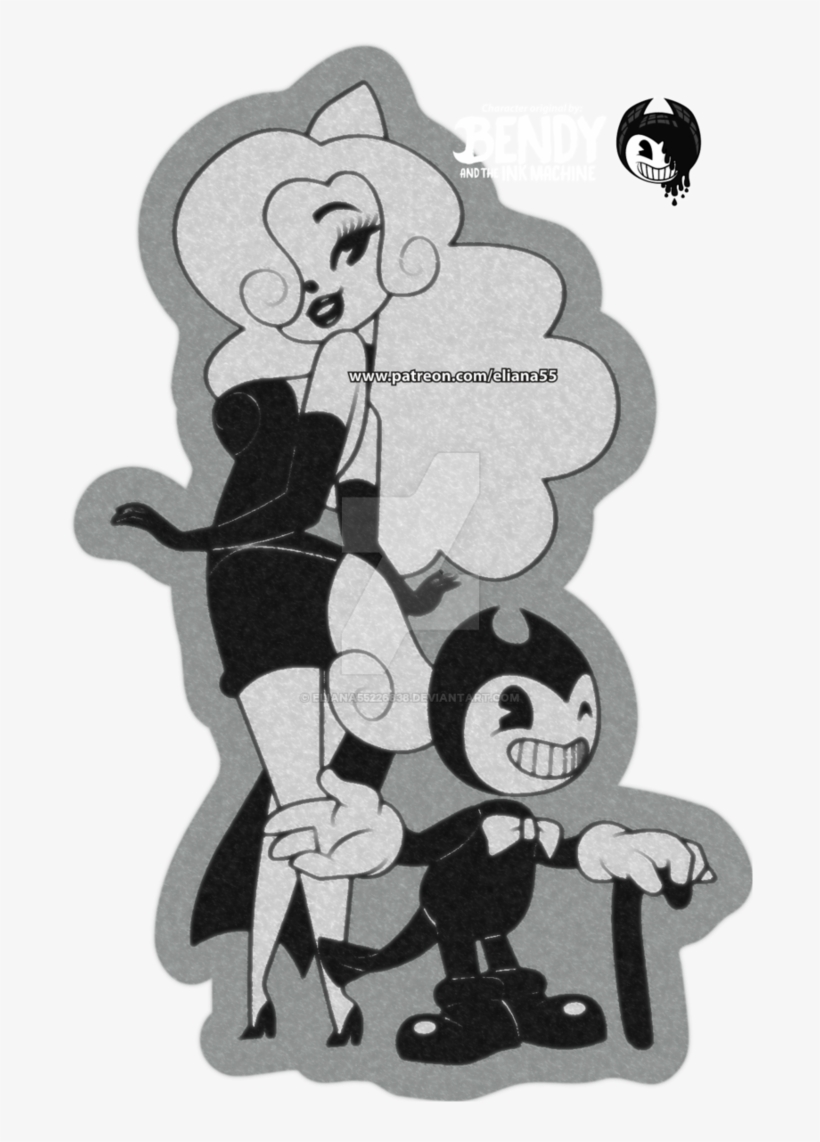Clip Royalty Free Stock Drawn Free Clipart On Dumielauxepices - Chrystal Cooperson Bendy And The Ink Machine, transparent png #1515622