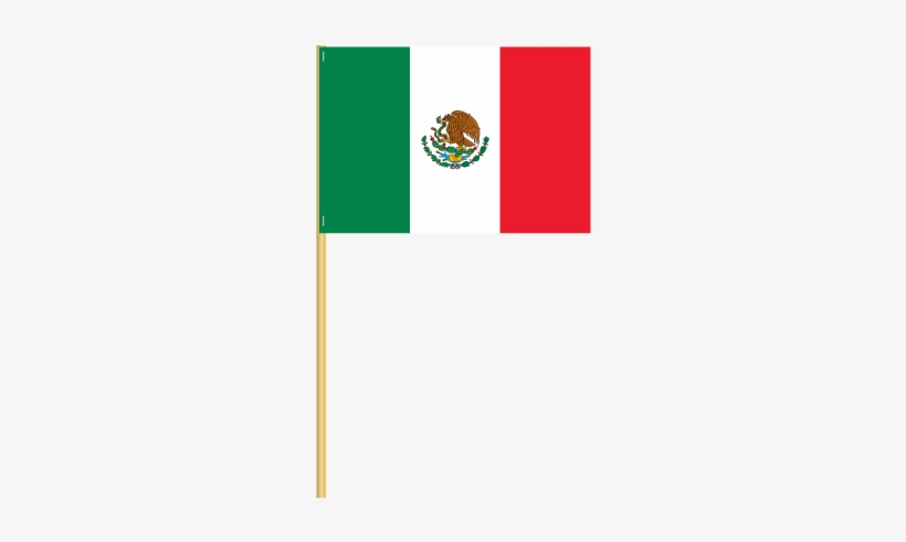 Mexico Flag With Pole, transparent png #1516118