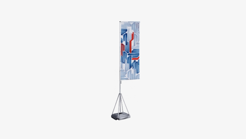 T-pole Basic Single Arm Flag Pole - Flag, transparent png #1516144