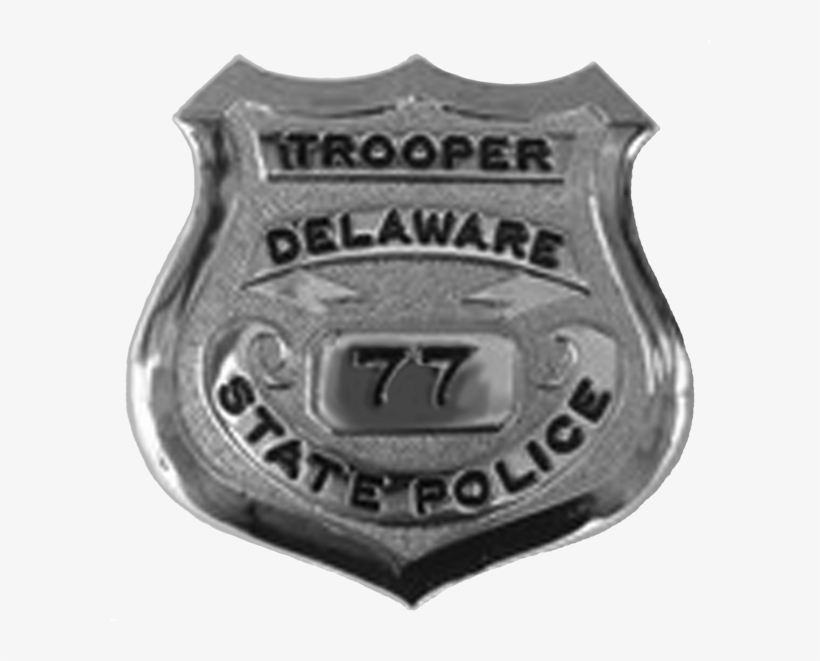 State Police Badge - Delaware State Trooper Badge, transparent png #1516509