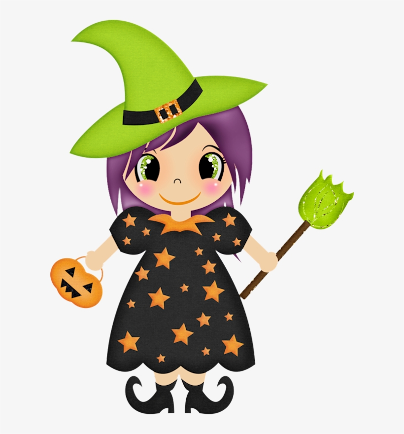 Witch Clip Art Pinterest - Cute Witch Clip Art, transparent png #1516514