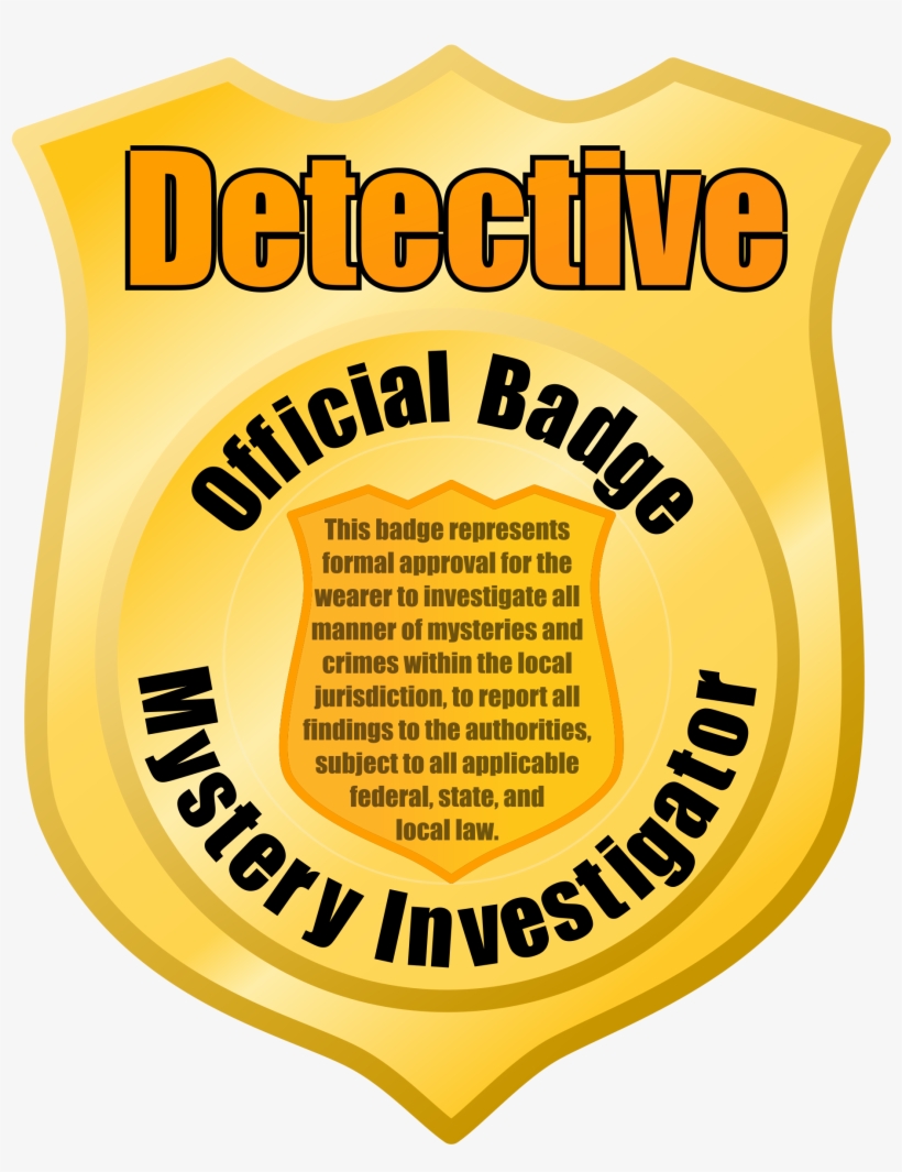 This Free Icons Png Design Of Detective Or Police Badge, transparent png #1516574