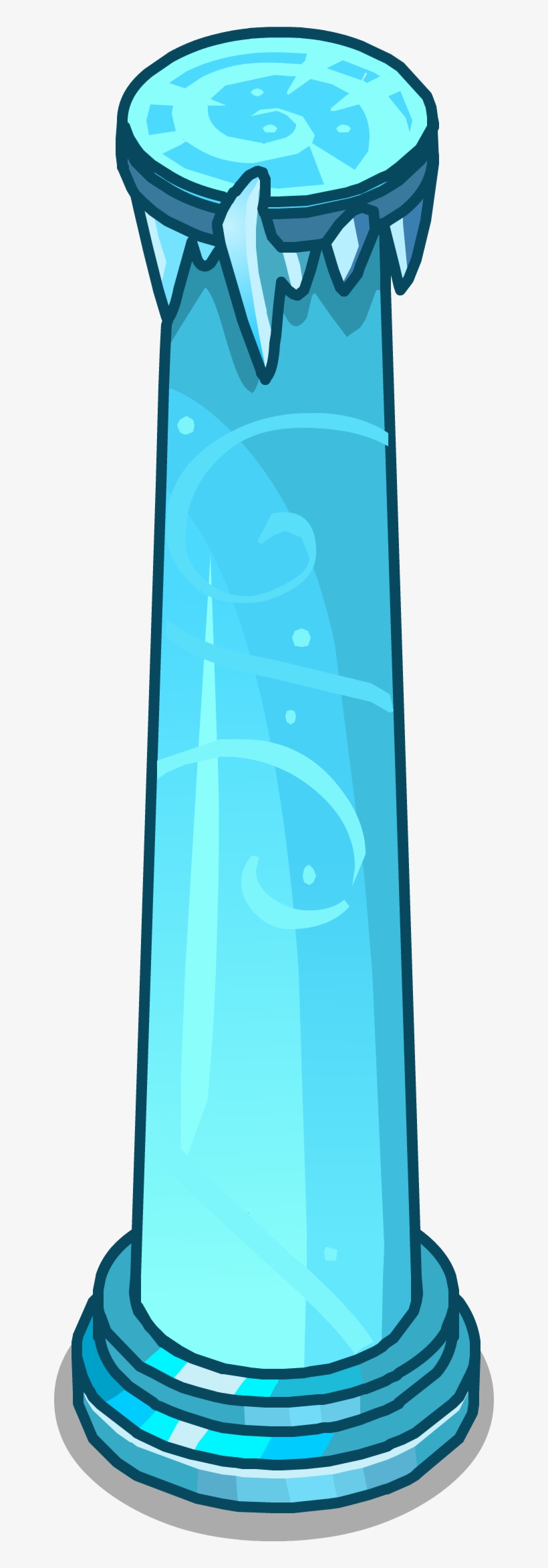 Ice Pillar Icon - Club Penguin Pillar, transparent png #1516756