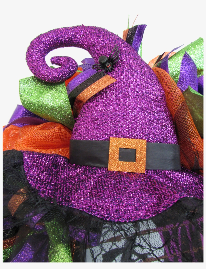 2017 Witch Wreath Tutorial » 2017 Witch Hat Sign Legs - Woolen, transparent png #1517113