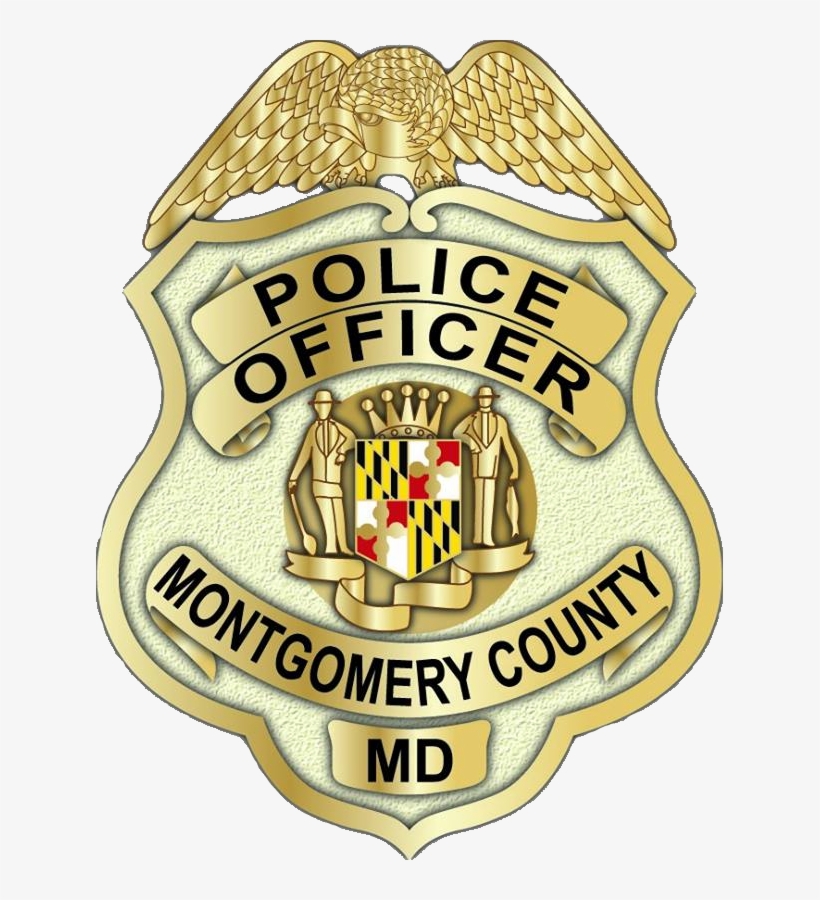 Badge Of The Montgomery County Police Department - Police Detective Montgomery County Md Badge, transparent png #1517389