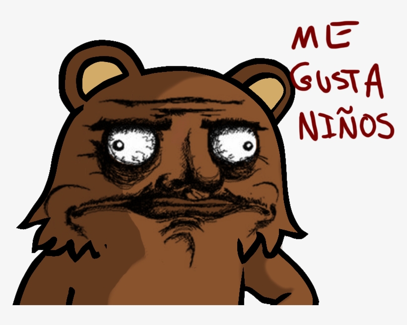 Gusta Bear Mammal Cartoon Vertebrate Nose Dog Like - Pedobear Meme, transparent png #1517392