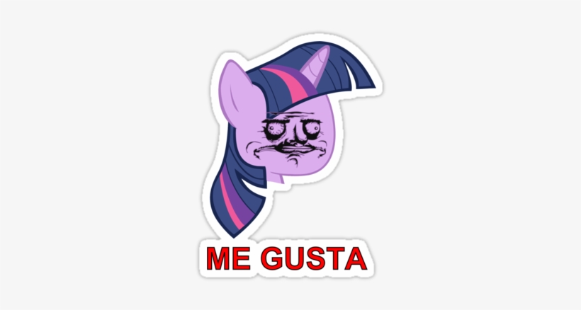 Fanmade Twilight Me Gusta - Me Gusta Face, transparent png #1517419