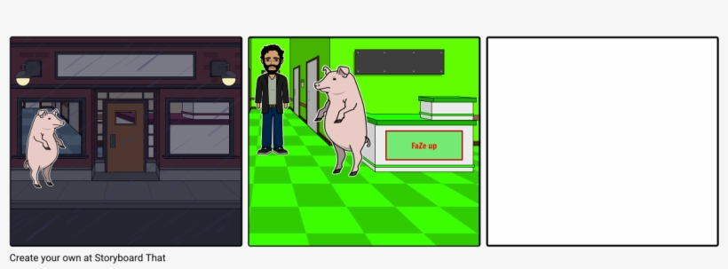 Faze Pig - Cartoon, transparent png #1517487