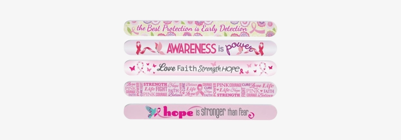 Full-color Salon Breast Cancer Awareness Emery Board, transparent png #1517551