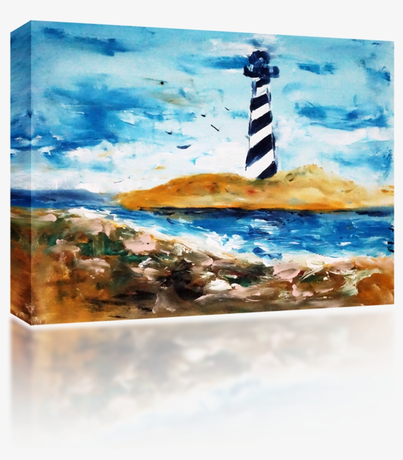 Sunny Lighthouse - Painting, transparent png #1517616