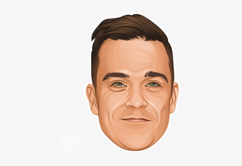Foamfaces - Robbie Williams, transparent png #1517640